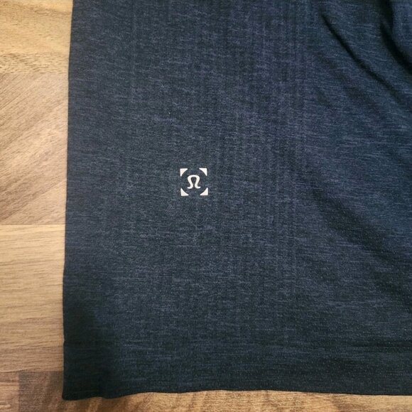 Lululemon Mens Metal Vent Tech Polo Short-Sleeve Shirt Navy Size Large Euc - Picture 7 of 10